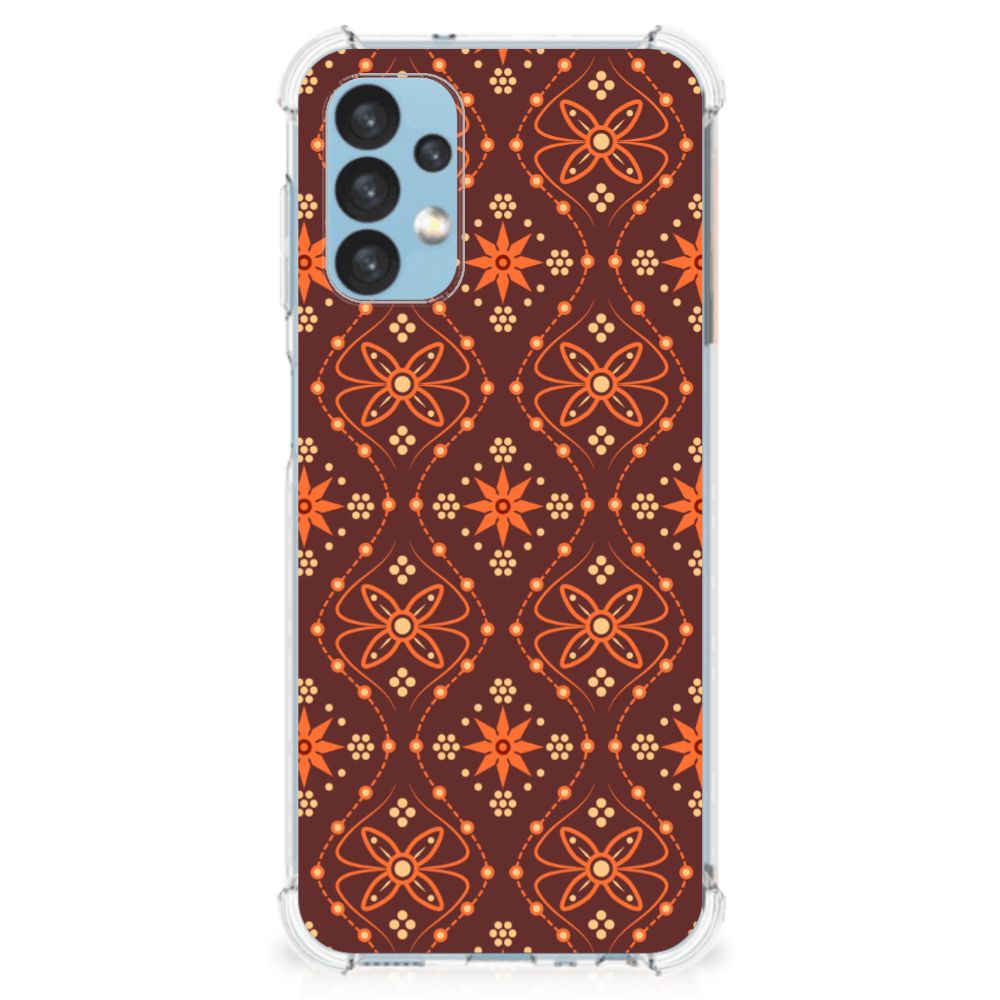 Samsung Galaxy A13 (4G) Doorzichtige Silicone Hoesje Batik Brown B2C Telecom