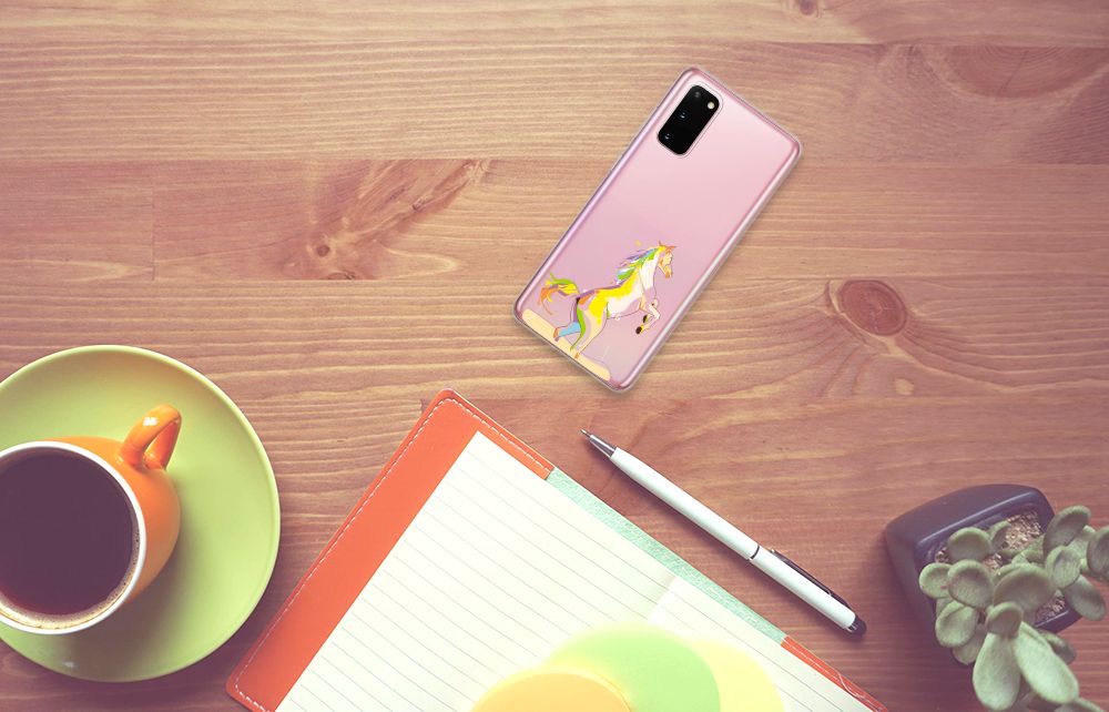 Samsung Galaxy S20 Telefoonhoesje met Naam Horse Color B2C Telecom