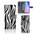 Samsung S10 Lite Telefoonhoesje met Pasjes Zebra