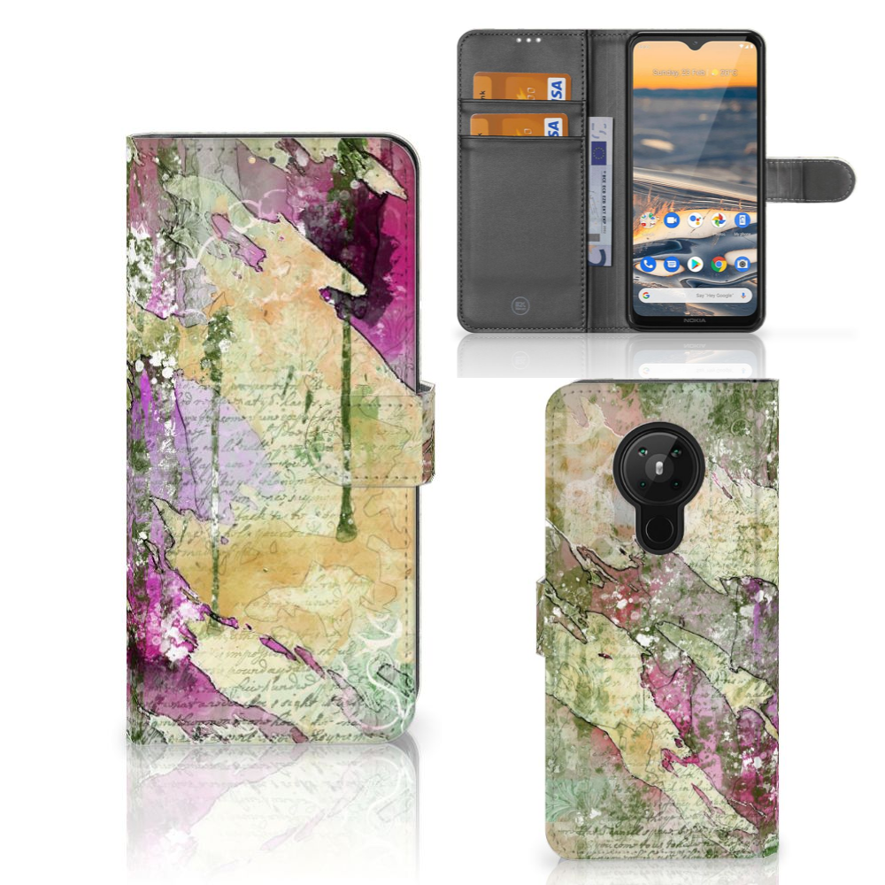 Hoesje Nokia 5.3 Letter Painting