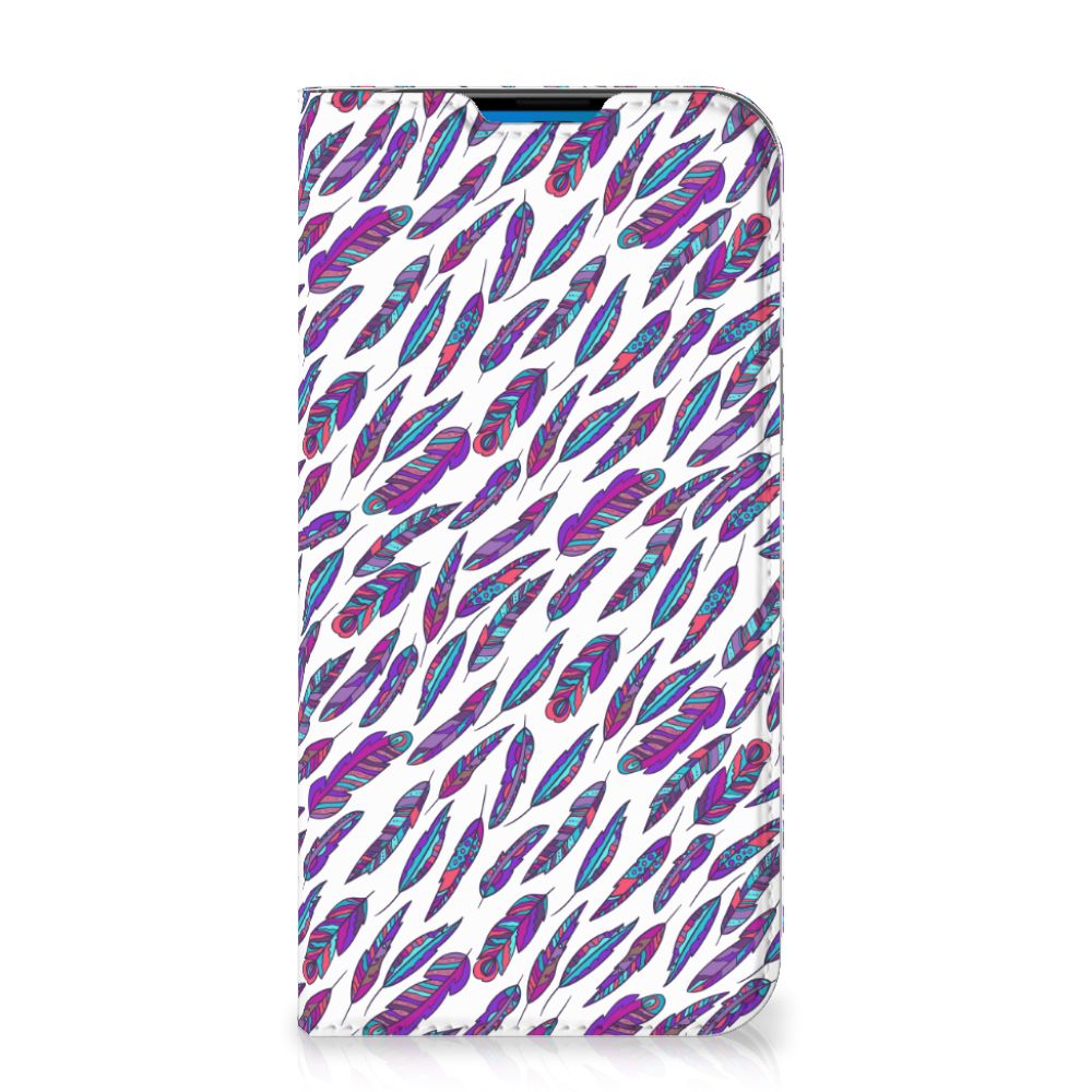 iPhone 14 Pro Max Hoesje met Magneet Feathers Color