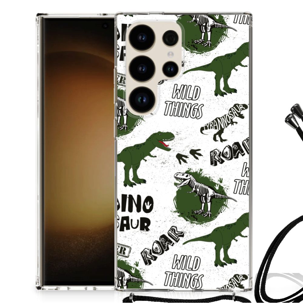 Case Anti-shock voor Samsung Galaxy S24 Ultra Dinosaurus