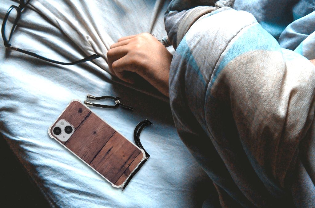 iPhone 14 Plus Stevig Telefoonhoesje Old Wood B2C Telecom