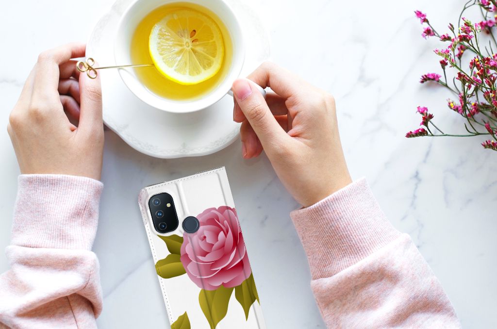OnePlus Nord N100 Smart Cover Roses - B2C Telecom