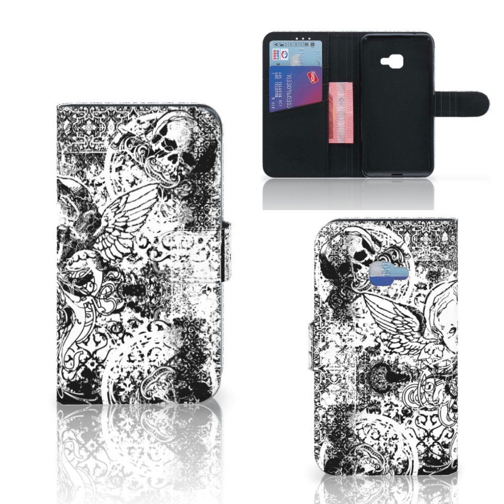 Telefoonhoesje met Naam Samsung Galaxy Xcover 4 | Xcover 4s Skulls Angel