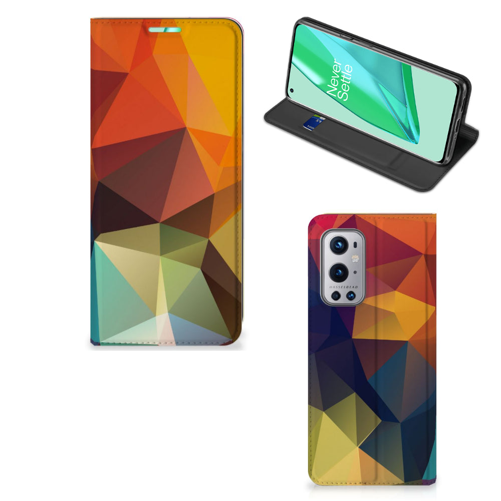 OnePlus 9 Pro Stand Case Polygon Color