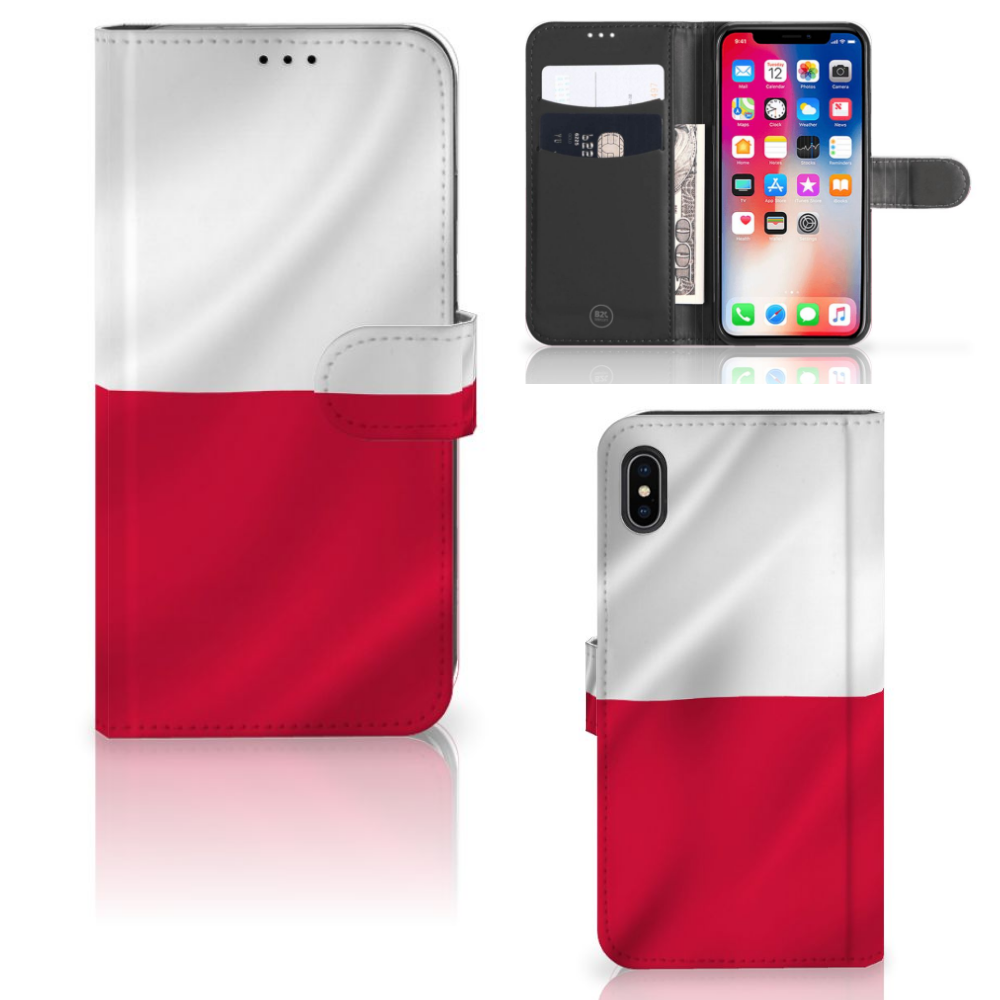 Apple iPhone Xs Max Bookstyle Case Polen
