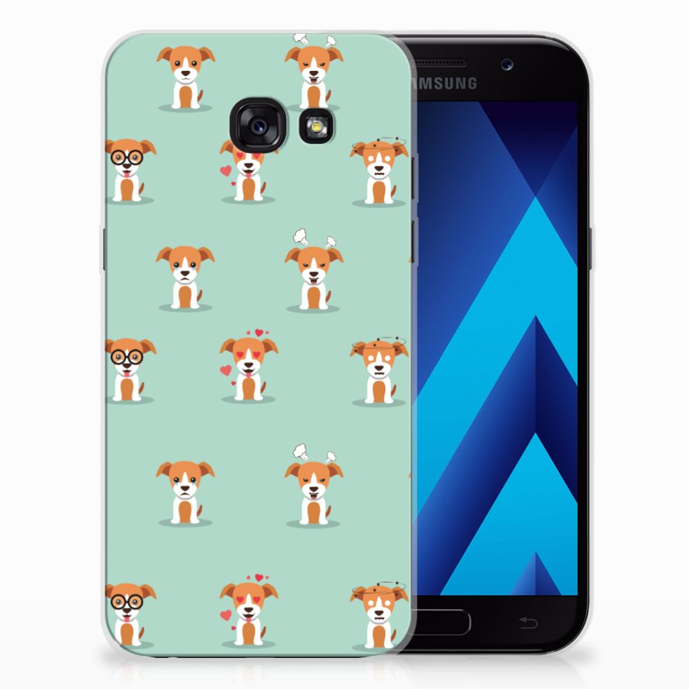 Samsung Galaxy A5 2017 TPU Hoesje Pups