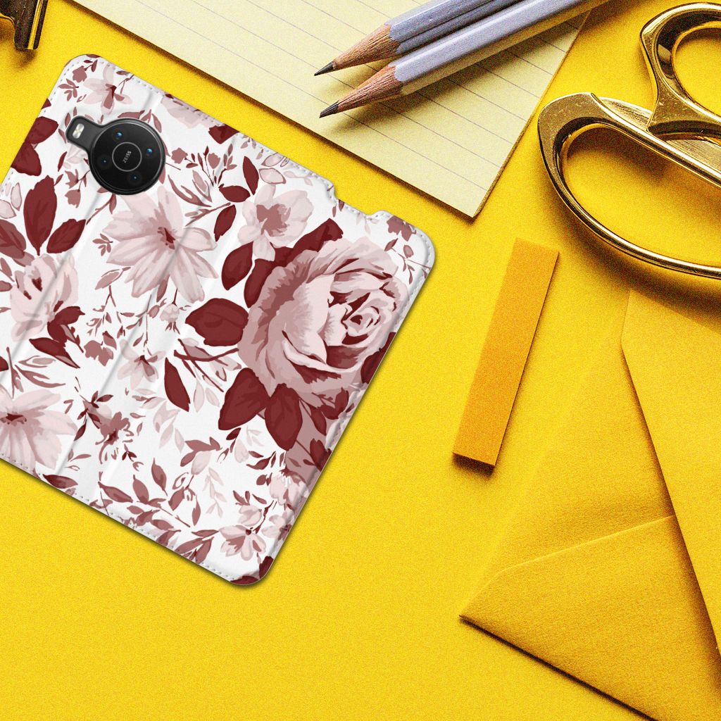 Bookcase Nokia X20 | X10 Watercolor Flowers - B2C Telecom