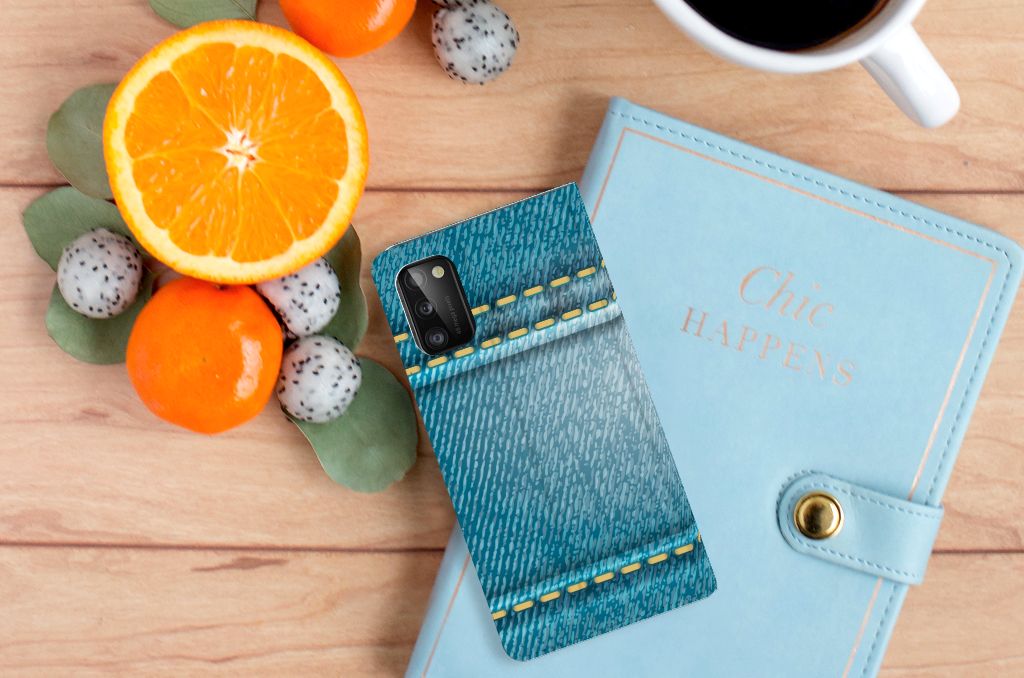 Samsung Galaxy A41 Hippe Standcase Jeans - B2C Telecom