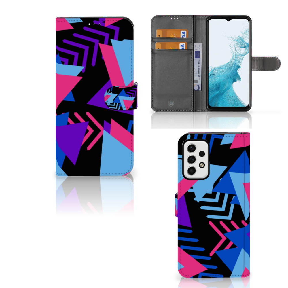 Samsung Galaxy A23 Book Case Funky Triangle
