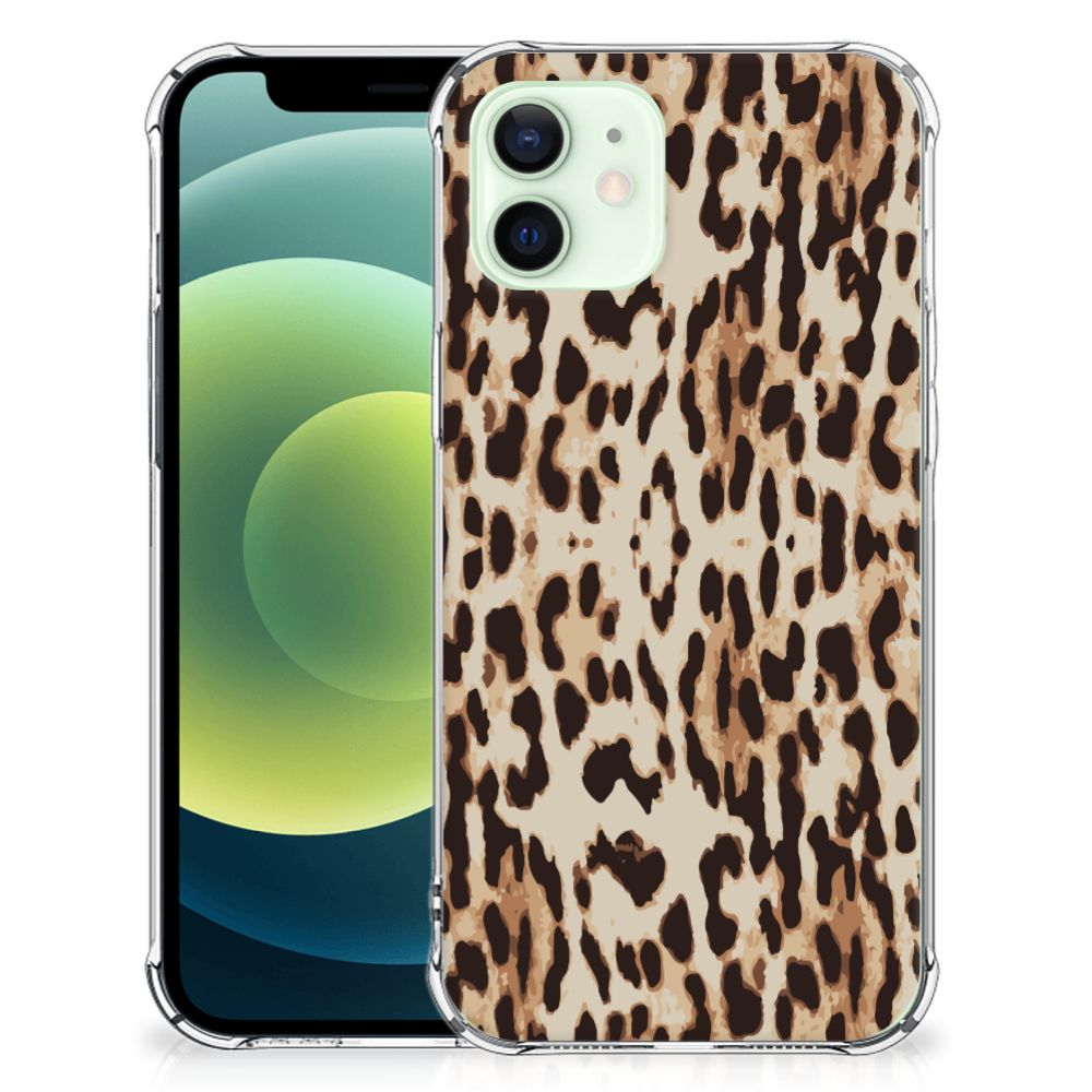 iPhone 12 Mini Case Anti-shock Leopard