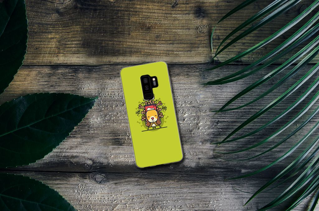 Samsung Galaxy S9 Plus Telefoonhoesje met Naam Doggy Biscuit