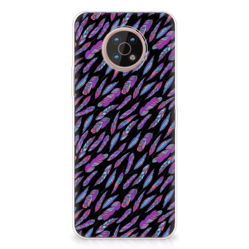 Nokia G50 TPU bumper Feathers Color