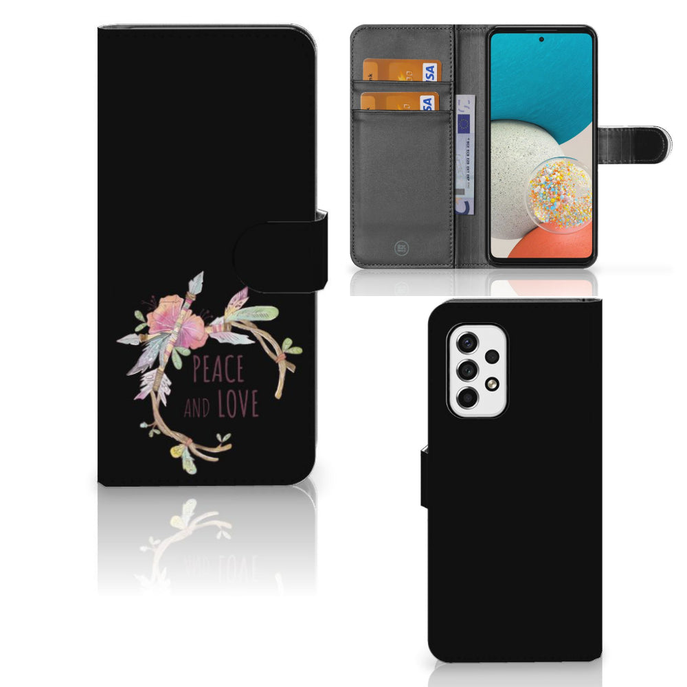 Samsung Galaxy A53 Leuk Hoesje Boho Text