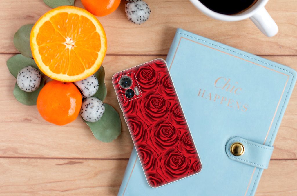 Motorola Edge 30 Neo TPU Case Red Roses B2C Telecom