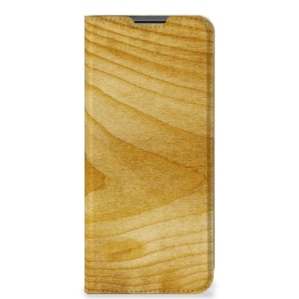 Nokia G50 Book Wallet Case Licht Hout - B2C Telecom