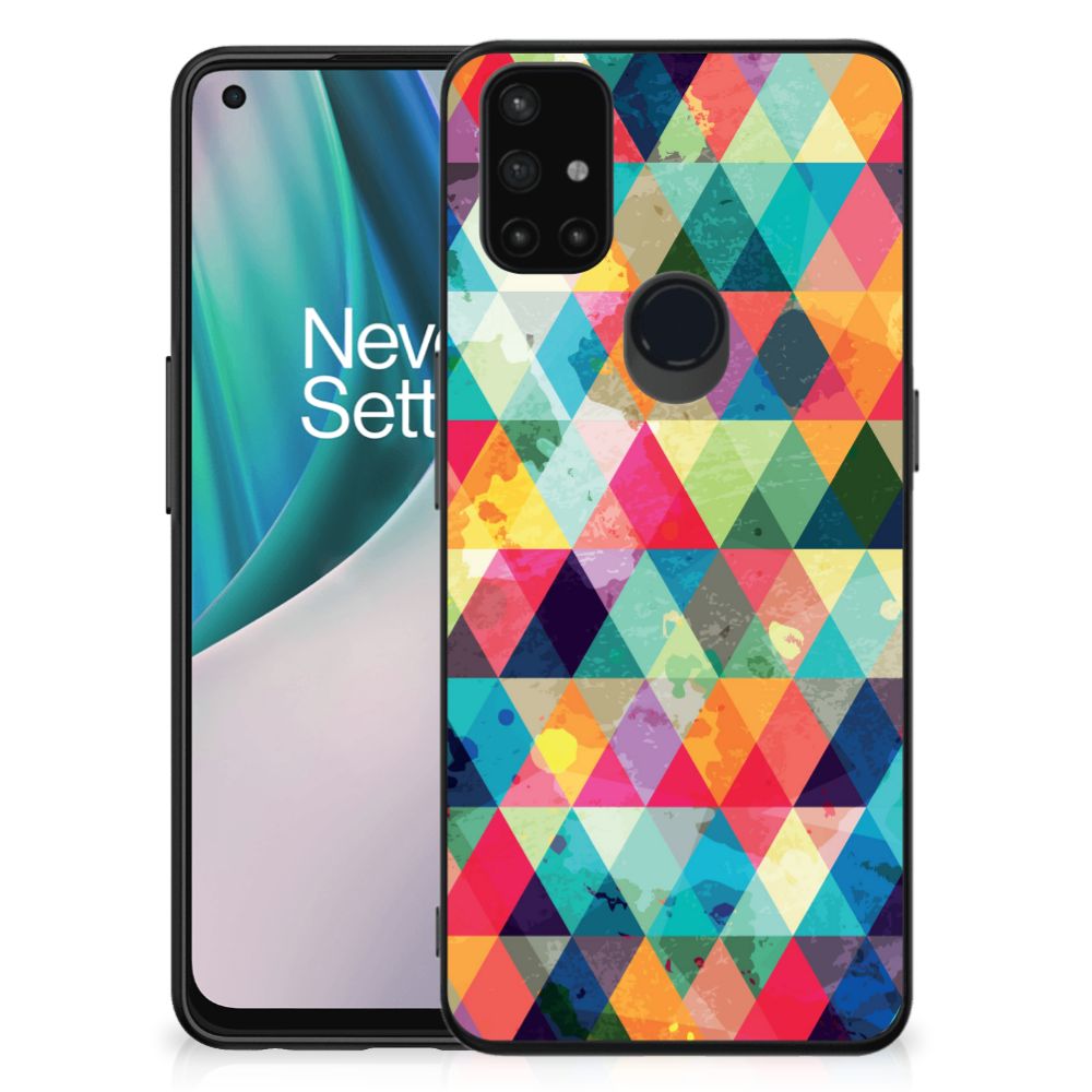 OnePlus Nord N10 5G Back Case Geruit