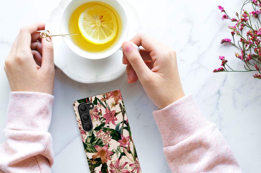 Samsung Galaxy S23 Plus Smart Cover Flowers - B2C Telecom