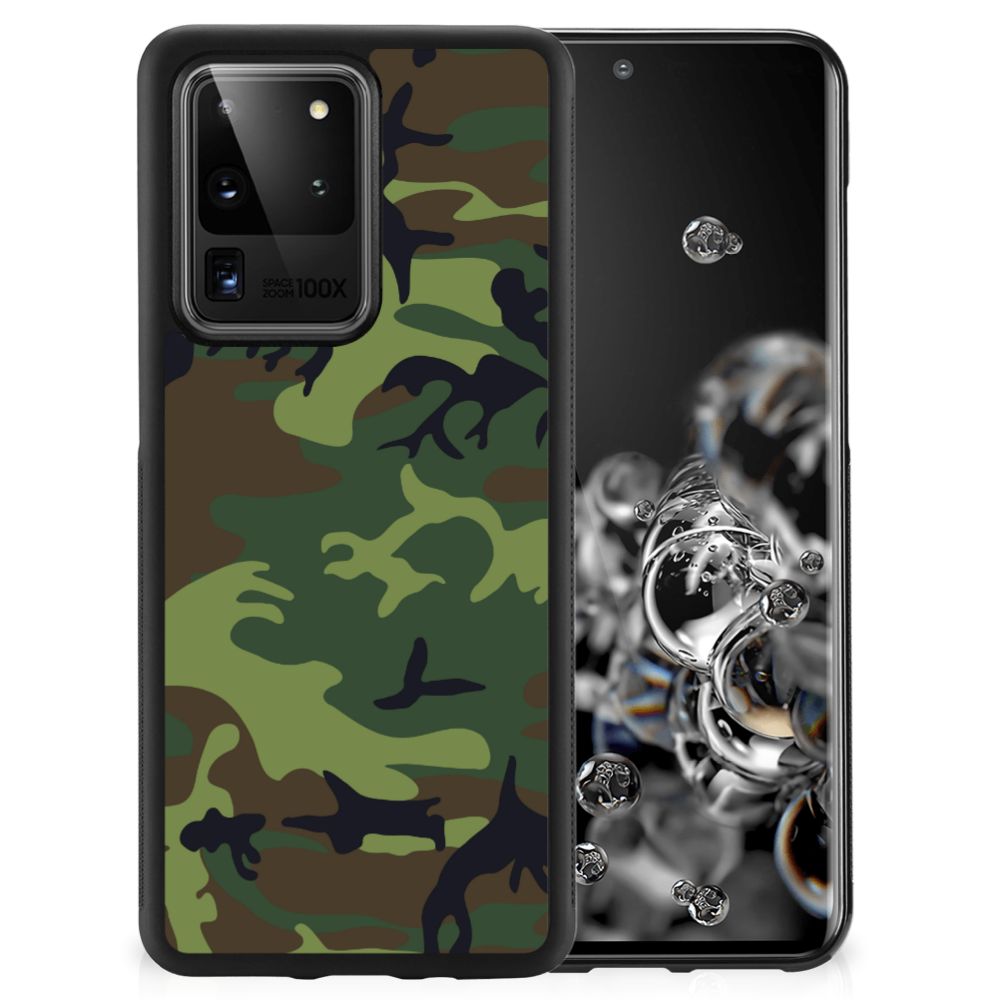 Samsung Galaxy S20 Ultra Bumper Case Army Dark