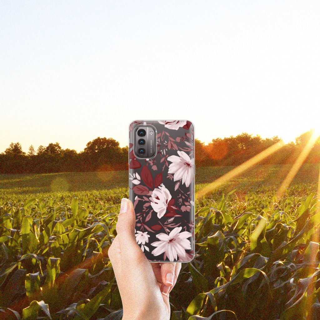 Hoesje maken Nokia G21 | G11 Watercolor Flowers B2C Telecom