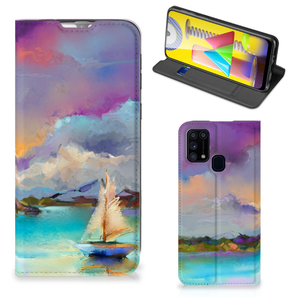 Bookcase Samsung Galaxy M31 Boat - B2C Telecom