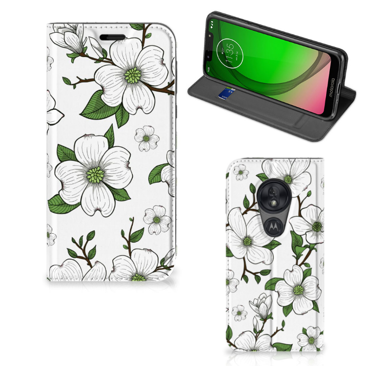 Motorola Moto G7 Play Smart Cover Dogwood Flowers - B2C Telecom