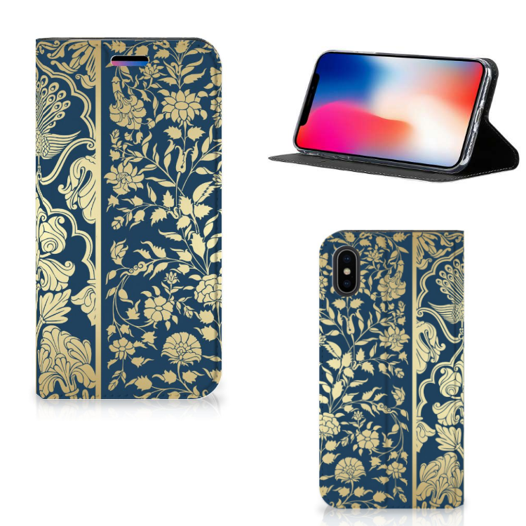 Apple iPhone X | Xs Smart Cover Beige Flowers