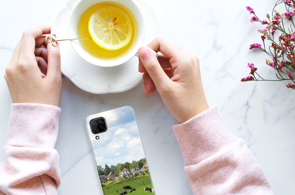 Huawei P40 Lite TPU Hoesje Koeien B2C Telecom