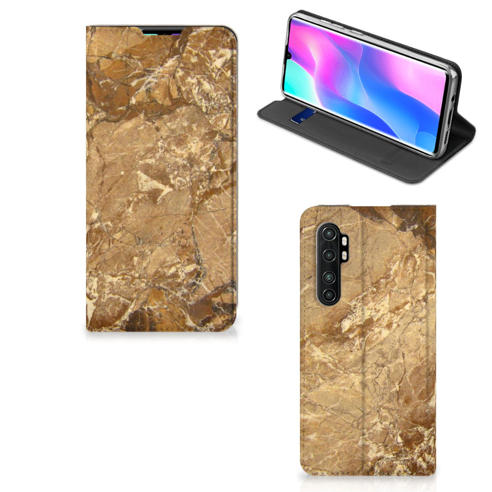 Xiaomi Mi Note 10 Lite Standcase Marmer Creme