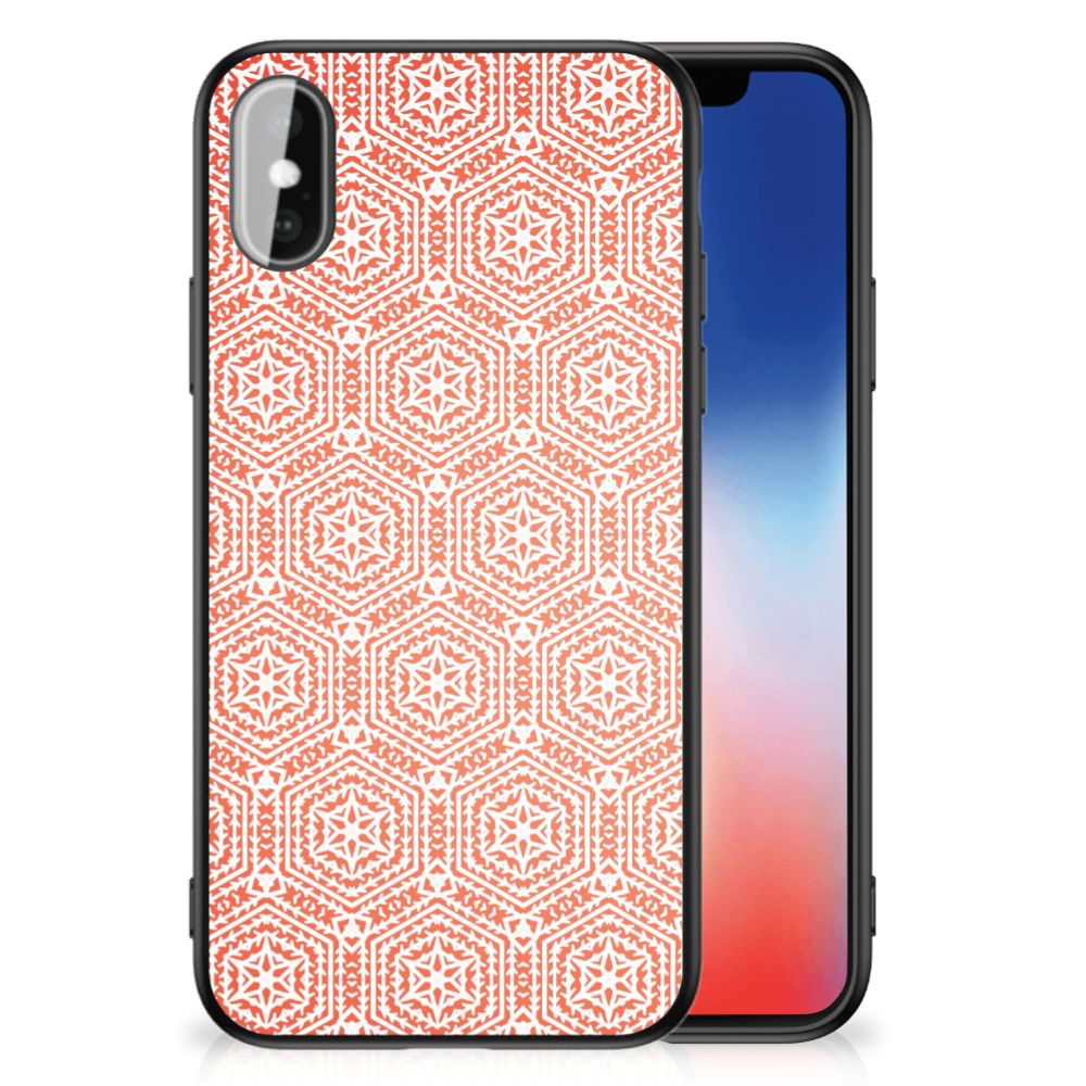 iPhone X | Xs Back Case Pattern Orange