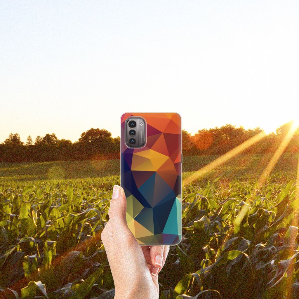 Nokia G21 | G11 TPU Hoesje Polygon Color B2C Telecom
