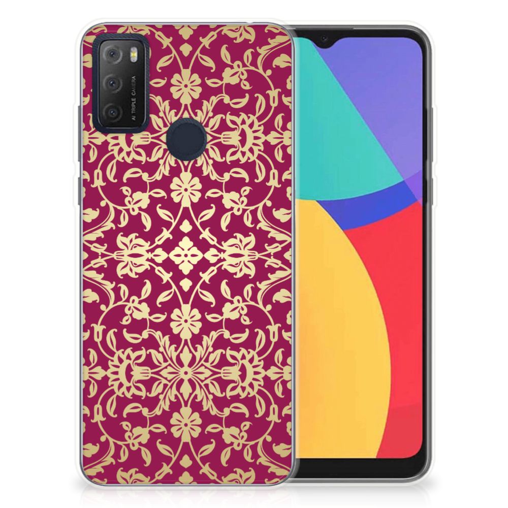 Siliconen Hoesje Alcatel 1S (2021) Barok Pink B2C Telecom