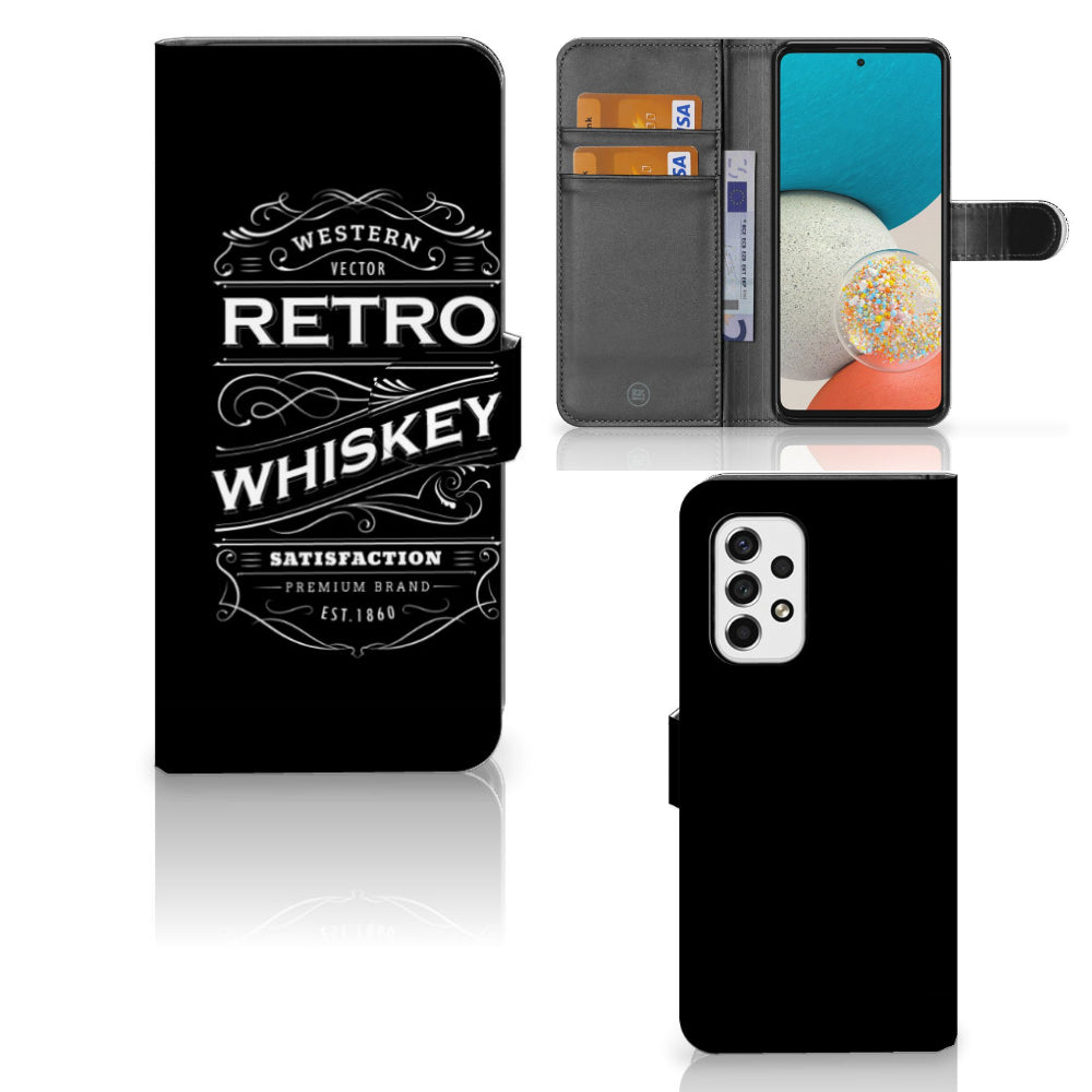 Samsung Galaxy A53 Book Cover Whiskey