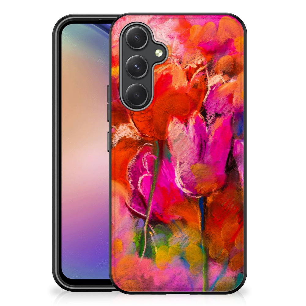 Kleurrijke Telefoonhoesje Samsung Galaxy A54 Tulips