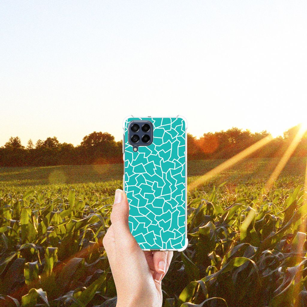 Samsung Galaxy M53 Back Cover Cracks Blue B2C Telecom