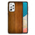 Samsung Galaxy A73 Houten Print Telefoonhoesje Donker Hout B2C Telecom