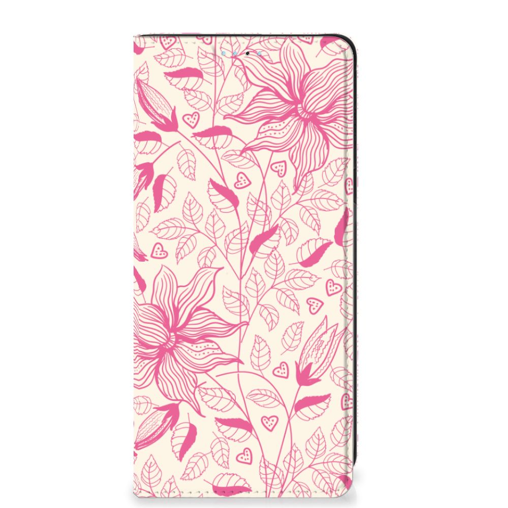 Xiaomi Redmi Note 11/11S Smart Cover Pink Flowers - B2C Telecom