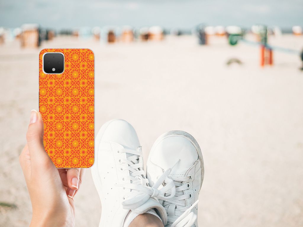 Google Pixel 4 TPU bumper Batik Oranje