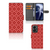 OnePlus Nord 2T Telefoon Hoesje Batik Rood