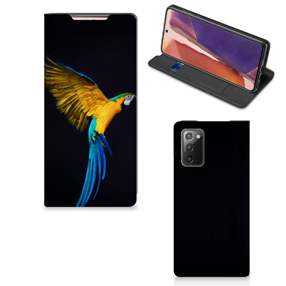 Samsung Galaxy Note20 Hoesje maken Papegaai