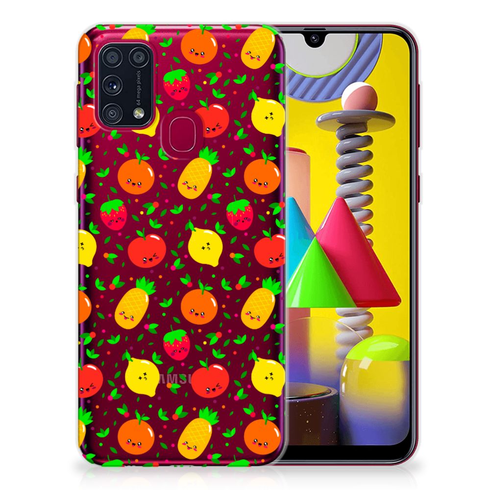 Samsung Galaxy M31 Siliconen Case Fruits B2C Telecom