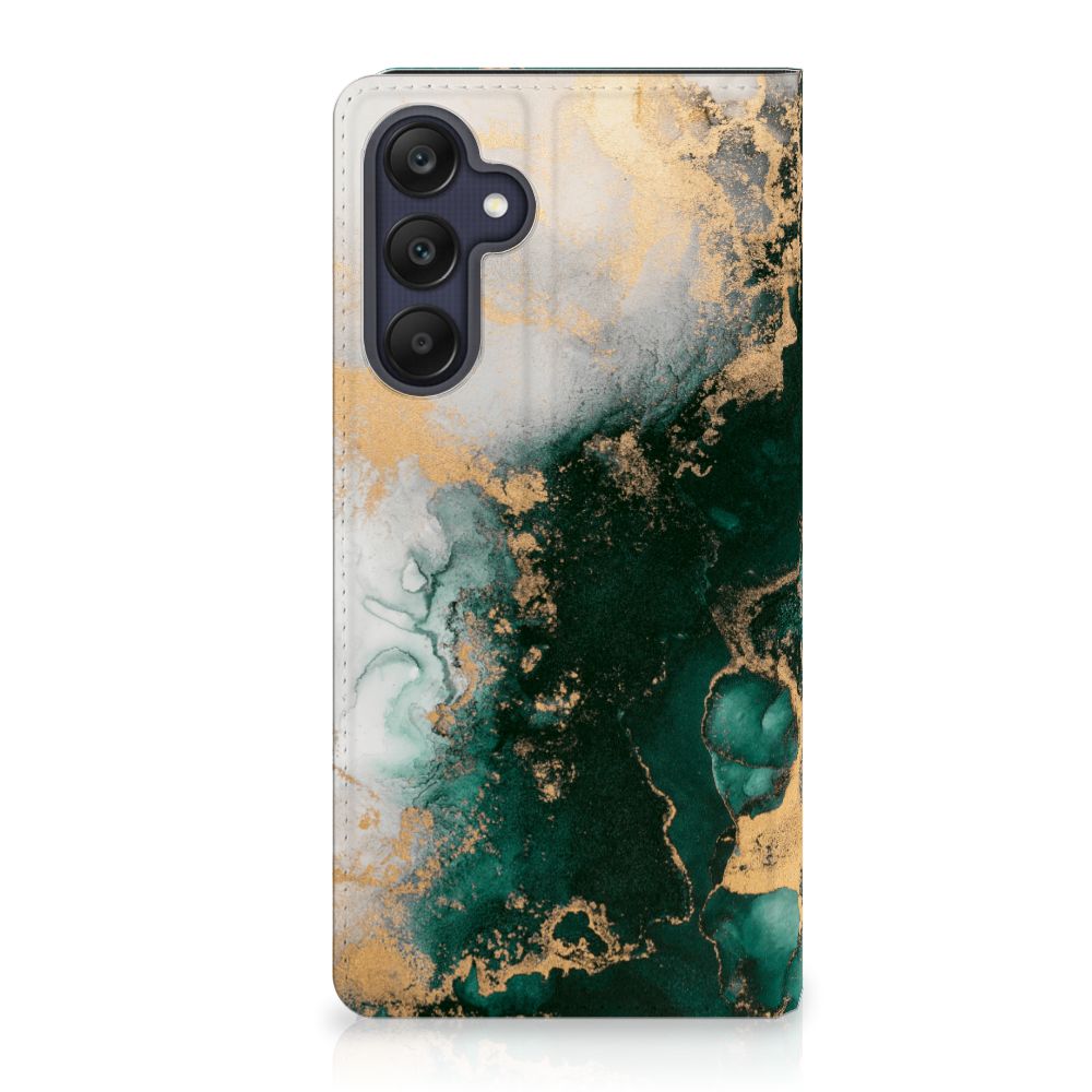 Standcase voor Samsung Galaxy A25 Marmer Groen
