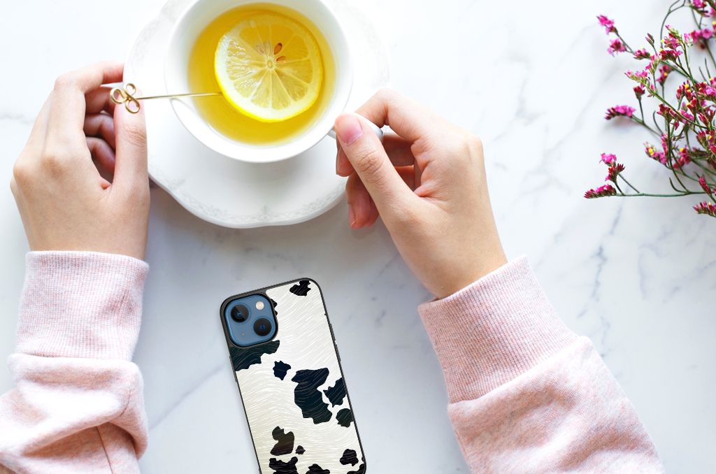 Apple iPhone 13 mini Dierenprint Telefoonhoesje Koeienvlekken B2C Telecom