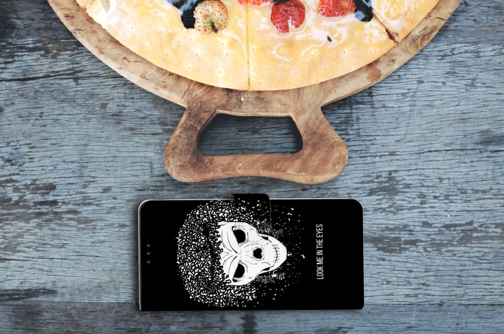 Telefoonhoesje met Naam OnePlus 9 Pro Skull Hair