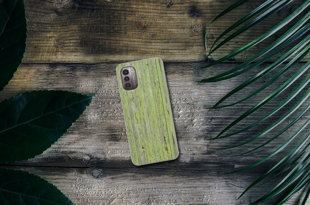 Nokia G21 | G11 Bumper Hoesje Green Wood B2C Telecom