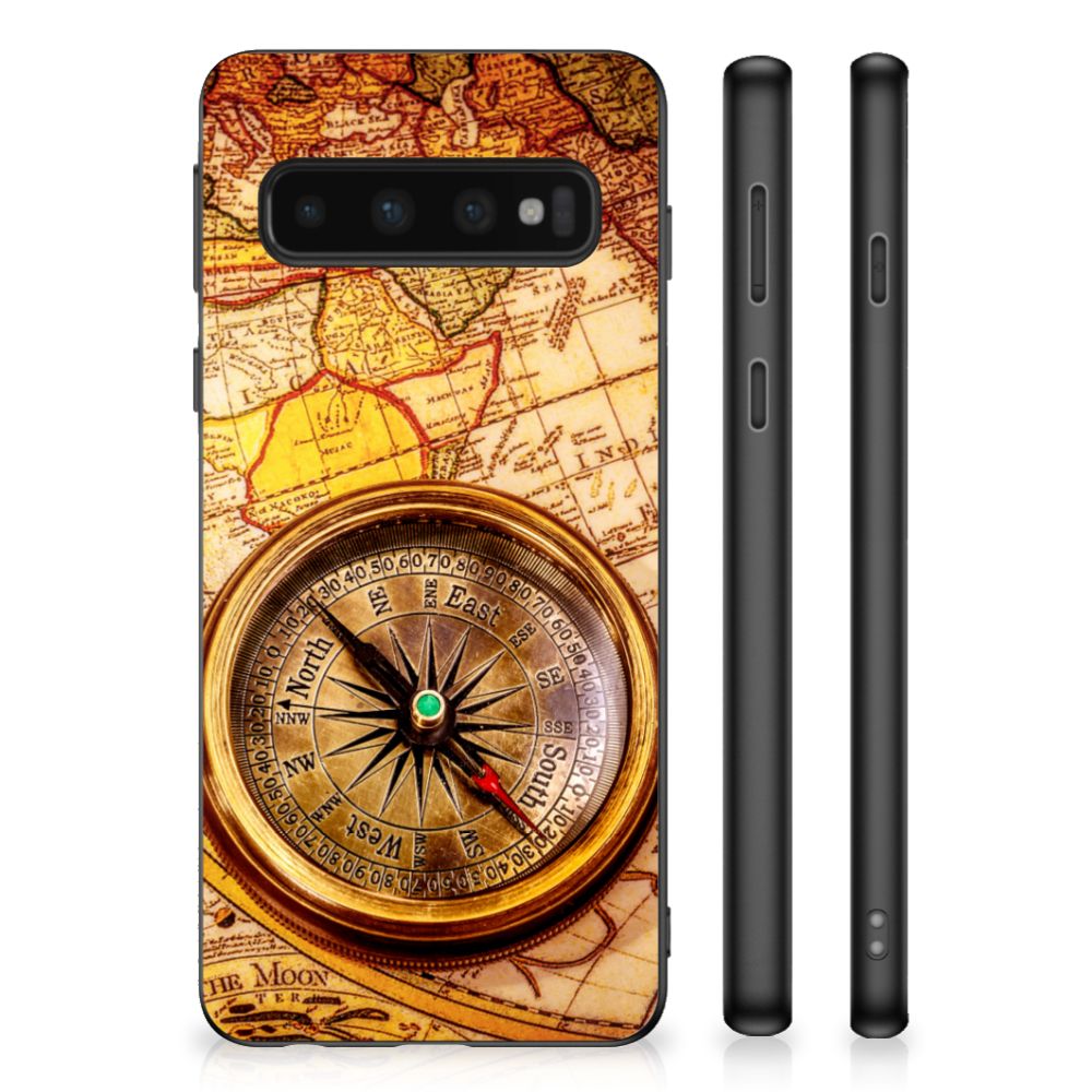 Samsung Galaxy S10 Silicone Hoesje Kompas