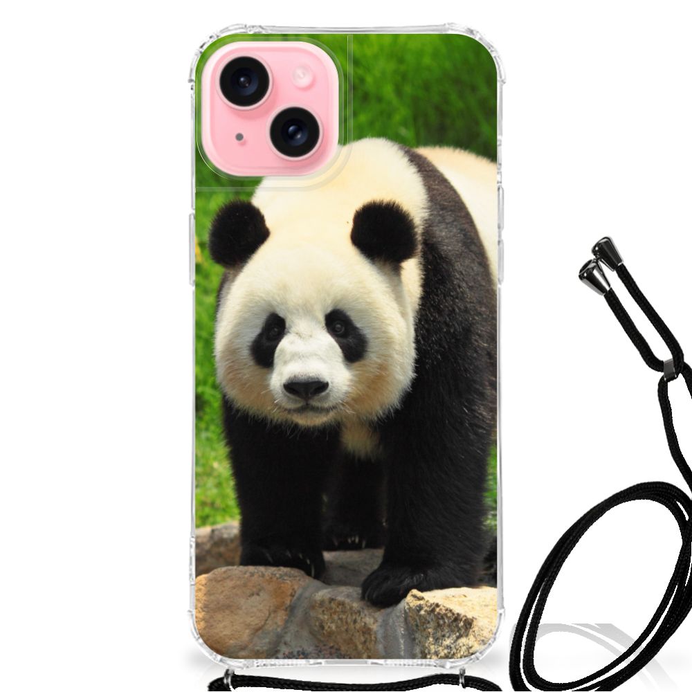 iPhone 15 Plus Case Anti-shock Panda