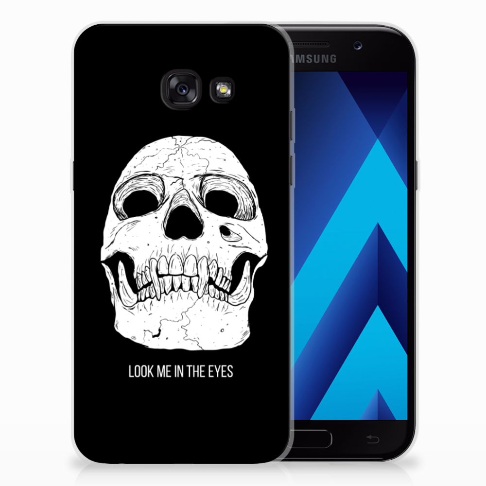 Silicone Back Case Samsung Galaxy A5 2017 Skull Eyes