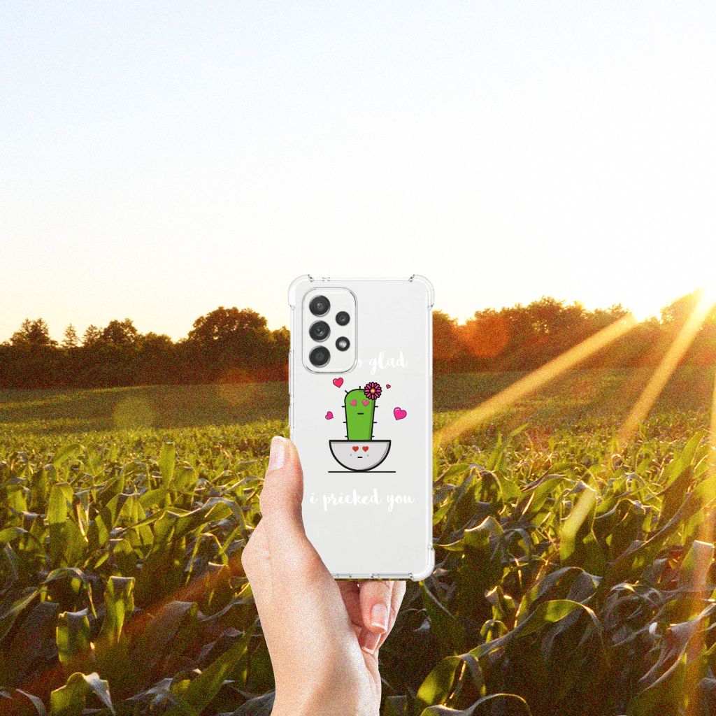 Samsung Galaxy A53 5G Stevig Bumper Hoesje Cactus Glad B2C Telecom